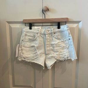 NWT Agolde Parker Vintage HighWaist Shorts 24